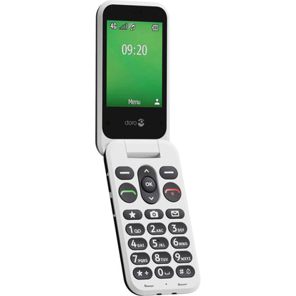 Telemóvel Doro Leva E22 4G Flip Preto e Branco