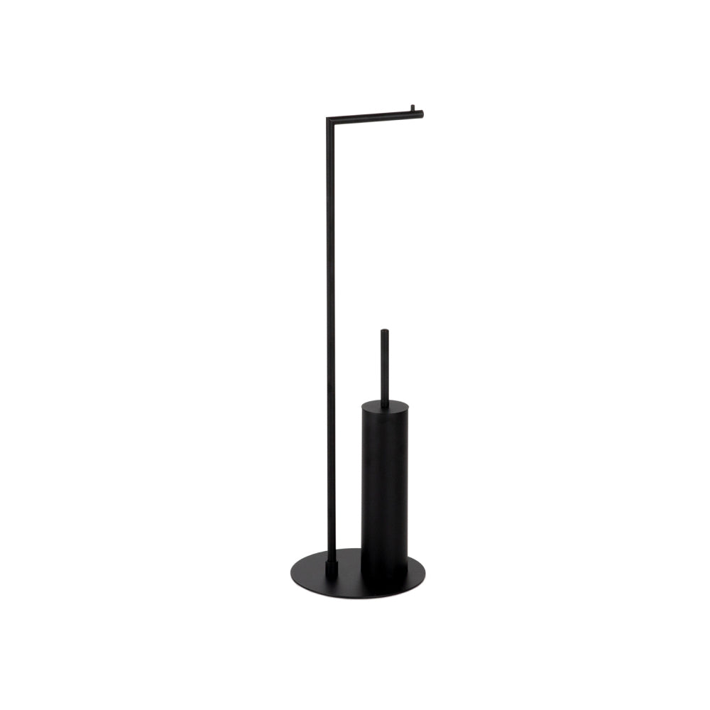 Suporte papel higienico + piaÃ§aba preto mate_0