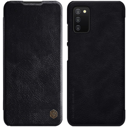 Nillkin Qin leather holster case for Samsung Galaxy A03s black_0