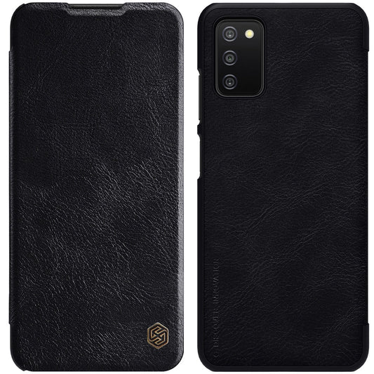 Nillkin Qin leather holster case for Samsung Galaxy A03s black_0