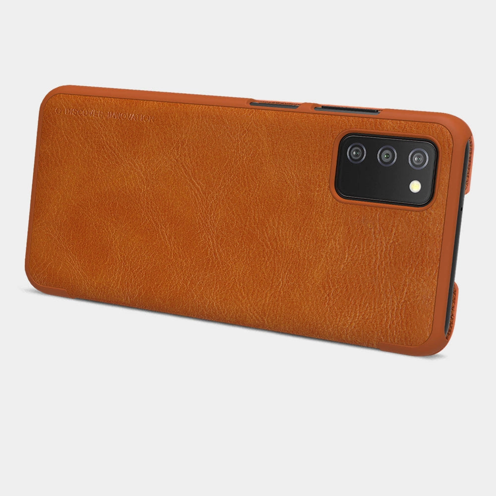 Nillkin Qin leather holster case for Samsung Galaxy A03s red_11
