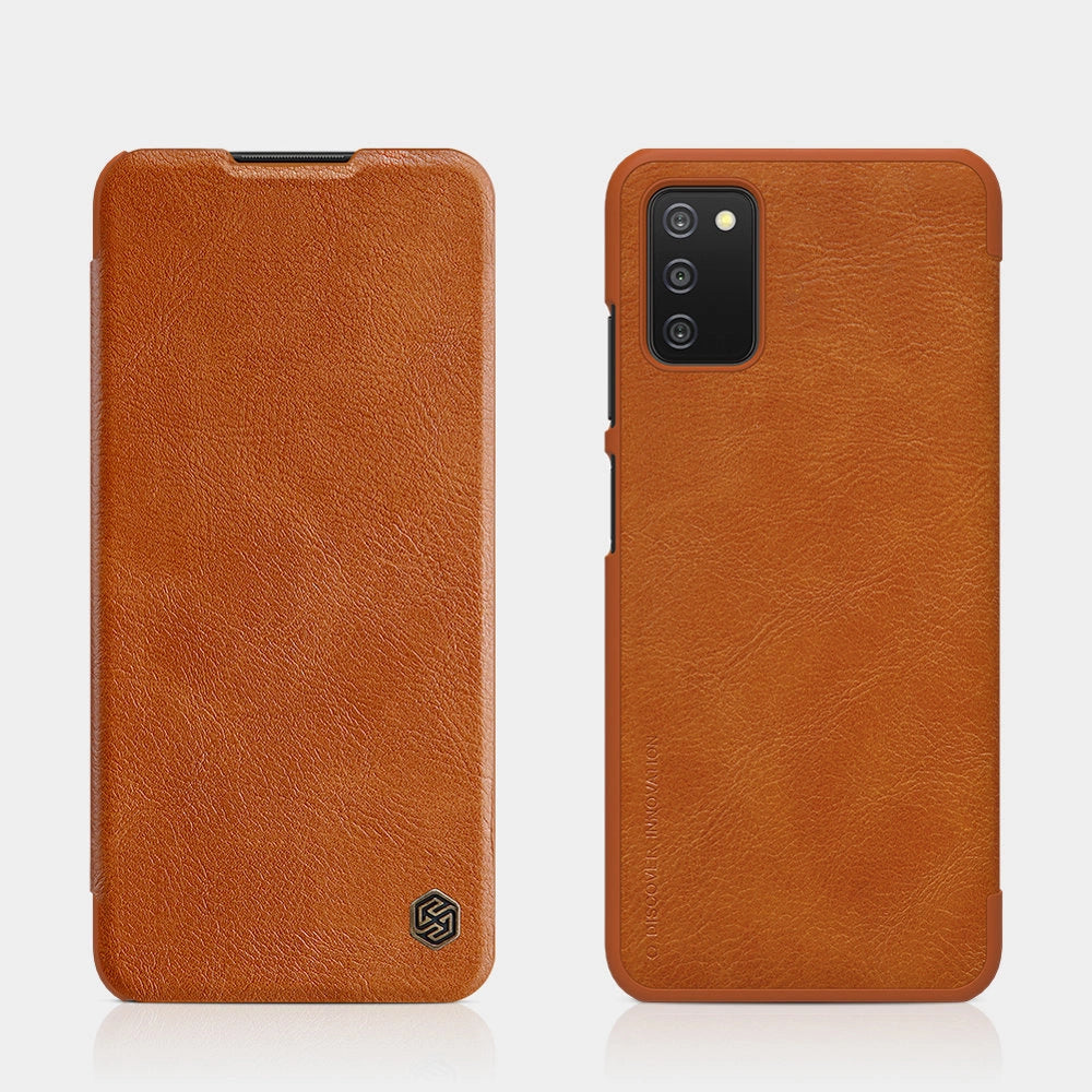 Nillkin Qin leather holster case for Samsung Galaxy A03s red_15