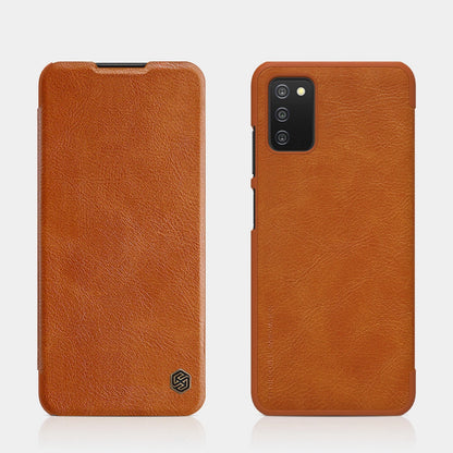Nillkin Qin leather holster case for Samsung Galaxy A03s red_15