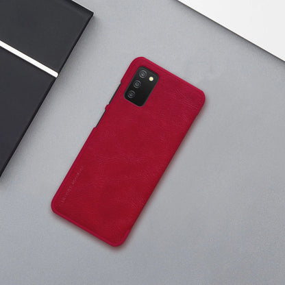 Nillkin Qin leather holster case for Samsung Galaxy A03s red_3