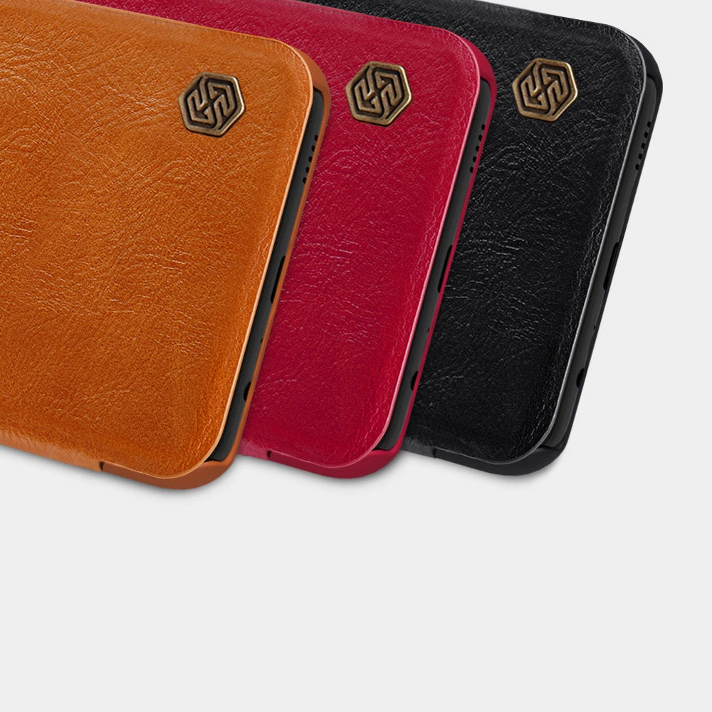 Nillkin Qin leather holster case for Samsung Galaxy A03s red_6