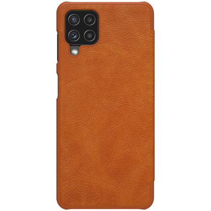 Nillkin Qin leather holster case for Samsung Galaxy A22 4G brown_1