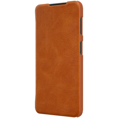Nillkin Qin leather holster case for Samsung Galaxy A22 4G brown_6