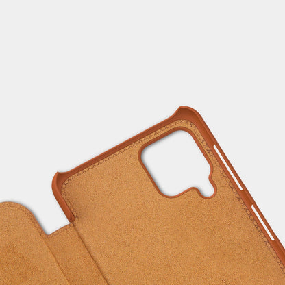 Nillkin Qin leather holster case for Samsung Galaxy A22 4G brown_10