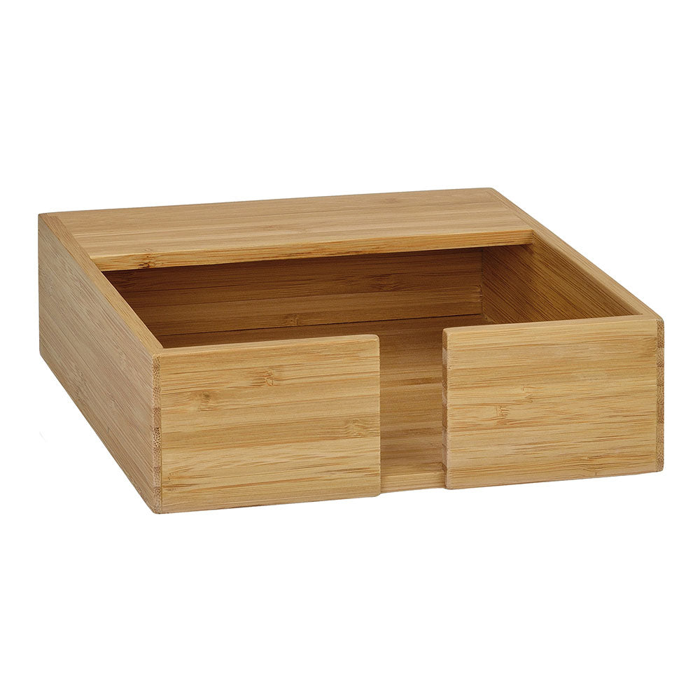 Suporte guardanapos bambu 17,5x17,5x5,5cm ms69235 andrea house_0