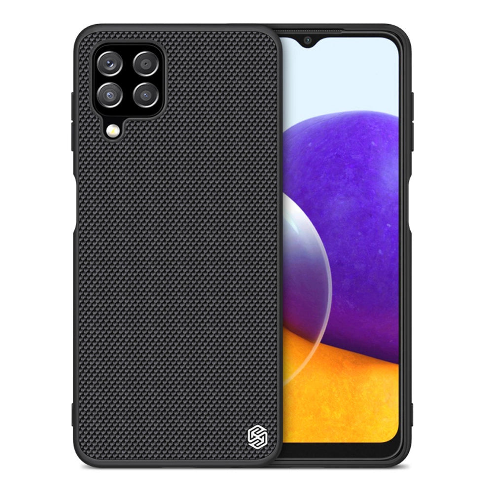 Nillkin Textured Case durable reinforced case with gel frame and nylon back for Samsung Galaxy A22 4G black_11