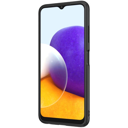 Nillkin Textured Case durable reinforced case with gel frame and nylon back for Samsung Galaxy A22 4G black_3