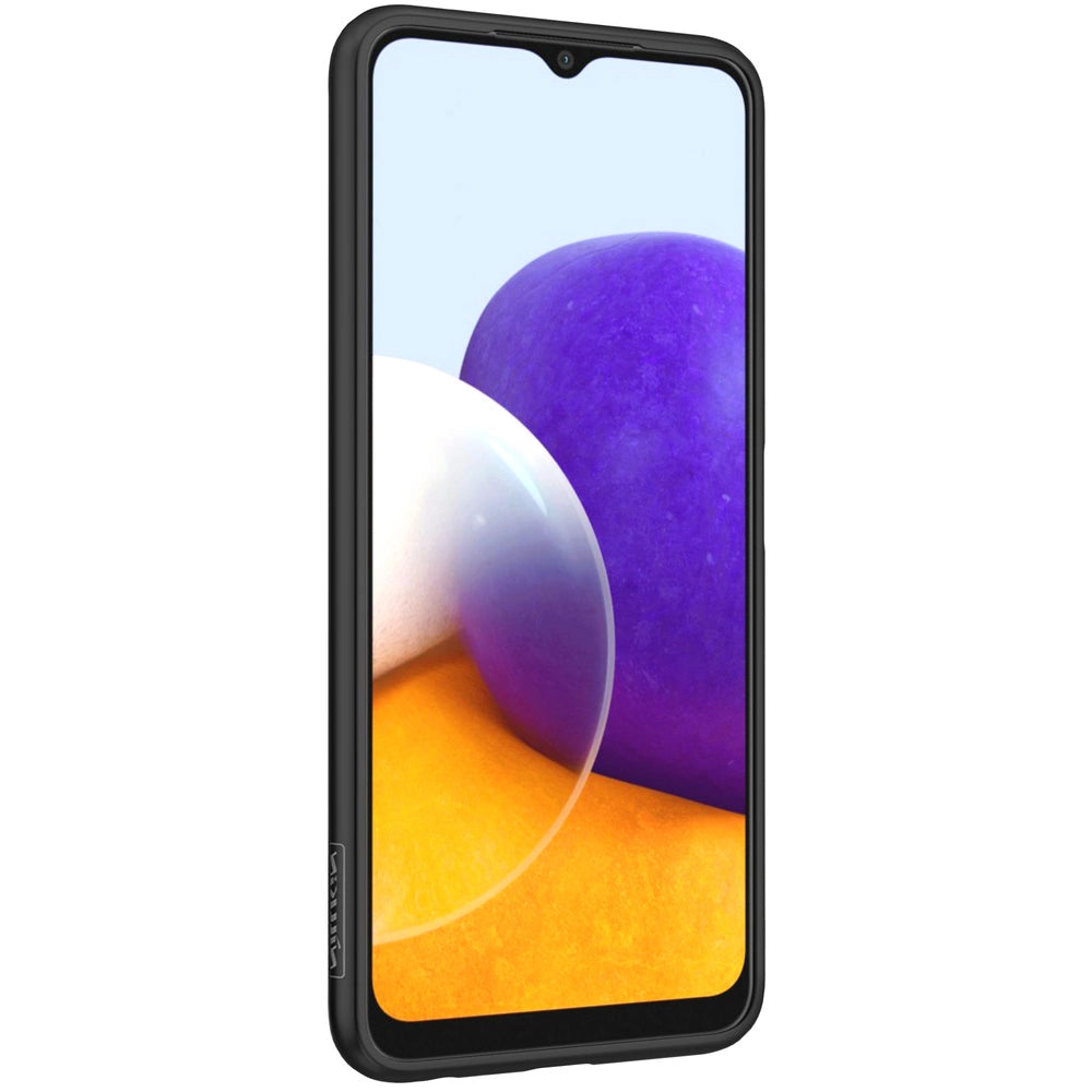 Nillkin Textured Case durable reinforced case with gel frame and nylon back for Samsung Galaxy A22 4G black_5
