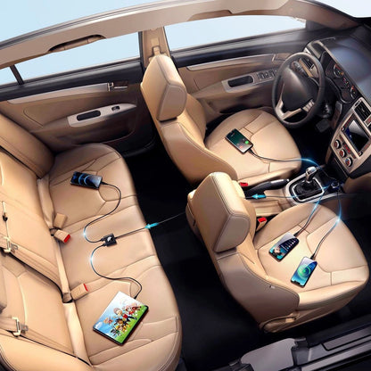 Joyroom car charger 2xPD + 2xQC3.0 72W 1.5m black (JR-CL05)_6