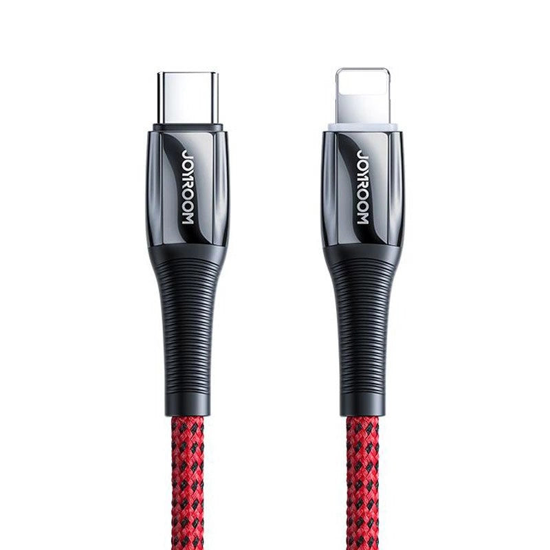 Joyroom S-1224K2 USB-C / Lightning PD cable 20W 2.4A 1.2m - red_0