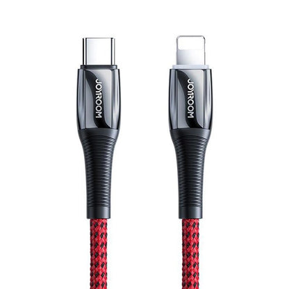 Joyroom S-1224K2 USB-C / Lightning PD cable 20W 2.4A 1.2m - red_0