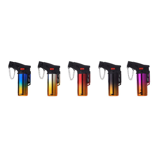 Isqueiro eletrÃ³nico tipo tocha anodizado, cores sortidas euro/u_0