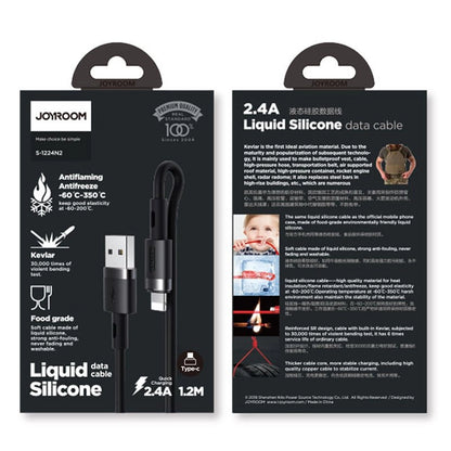 Joyroom Liquid Silicone Data Cable N2 USB-A / Lightning 2.4A 1.2m - Black_3