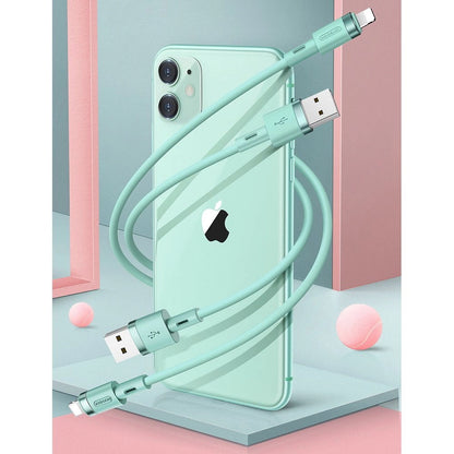 Joyroom Liquid Silicone Data Cable N2 USB-A / Lightning 2.4A 1.2m - White_1