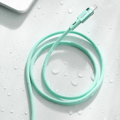 Joyroom Liquid Silicone Data Cable N2 USB-A / Lightning 2.4A 1.2m - White_8