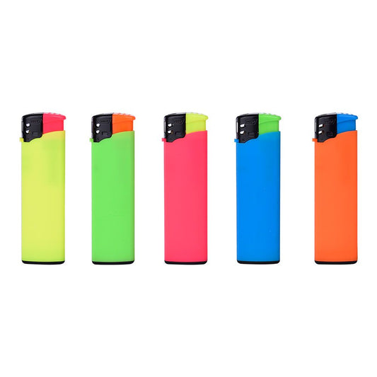 Isqueiro eletrÃ³nico rubber touch, cores sortidas euro/u_0