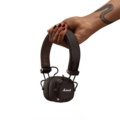 Auscultadores Bluetooth Marshall Major V Castanho