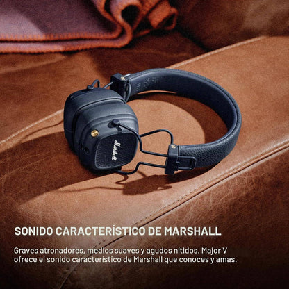 Headphones Marshall Major V Bluetooth Azul Meia-Noite