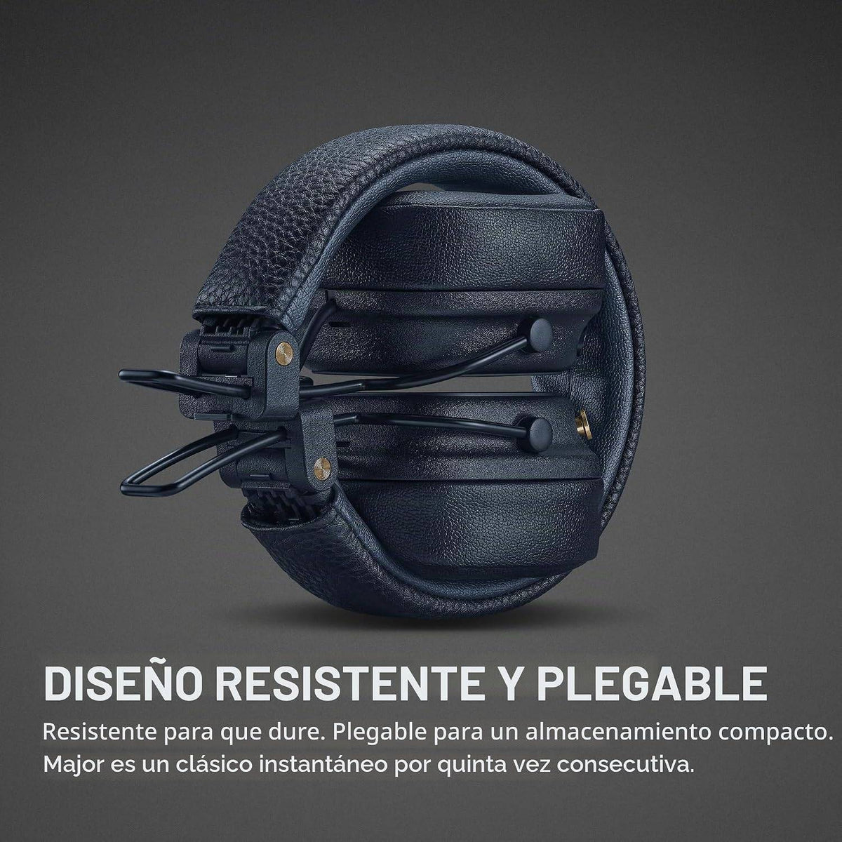 Headphones Marshall Major V Bluetooth Azul Meia-Noite