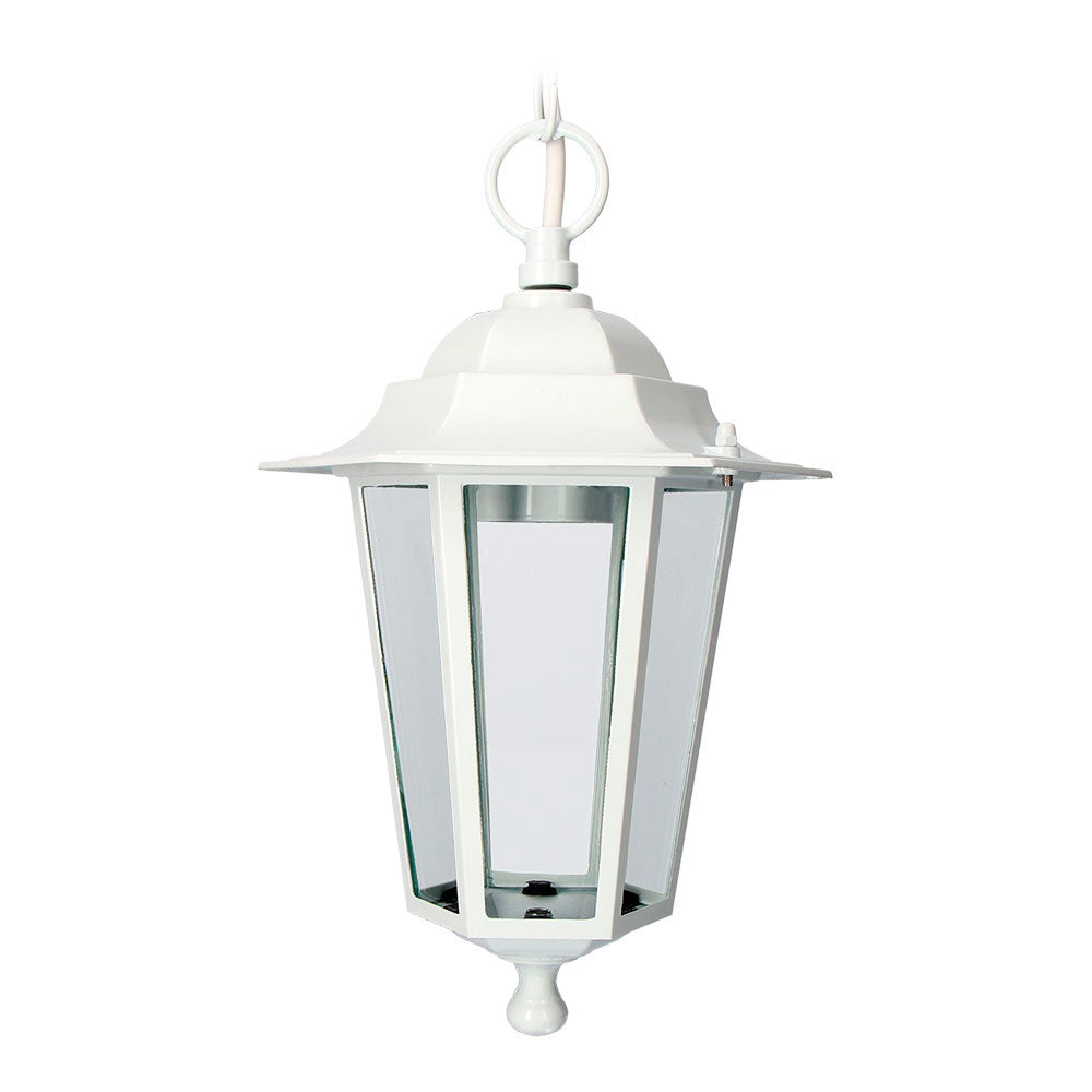 Candeeiro de teto em alumÃ­nio e vidro ip44 e27 60w cor branco Ã¸19,5x90,5cm modelo zurich._0