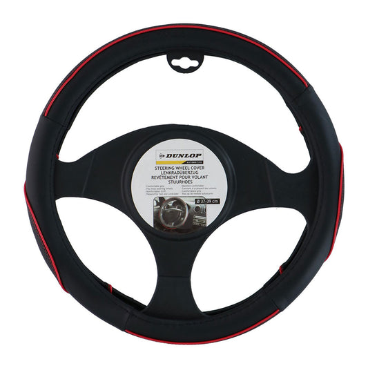 Capa para volante de Ã¸37-39cm detalhes vermelhos dunlop_0