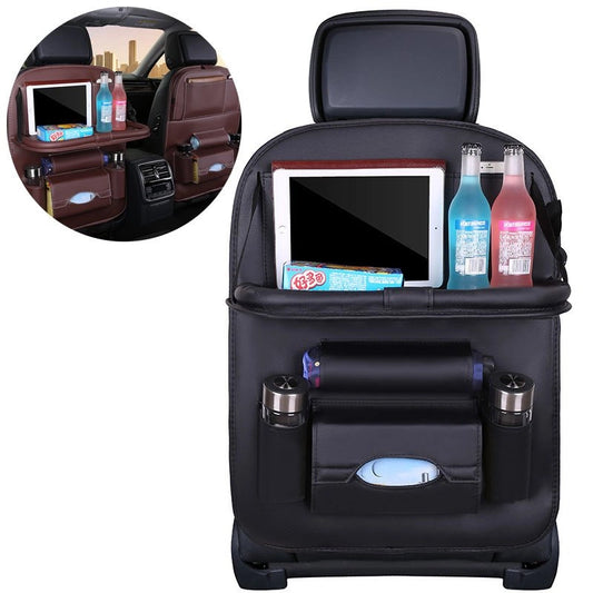 Car seat organizer seat protector seat cover shelf mini car table black_0
