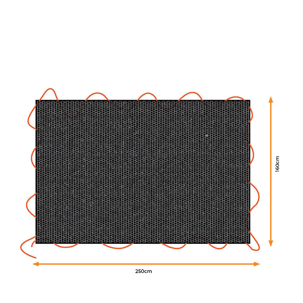 Lona preta para reboque, medidas: 1,6x2,5m. black & decker_0