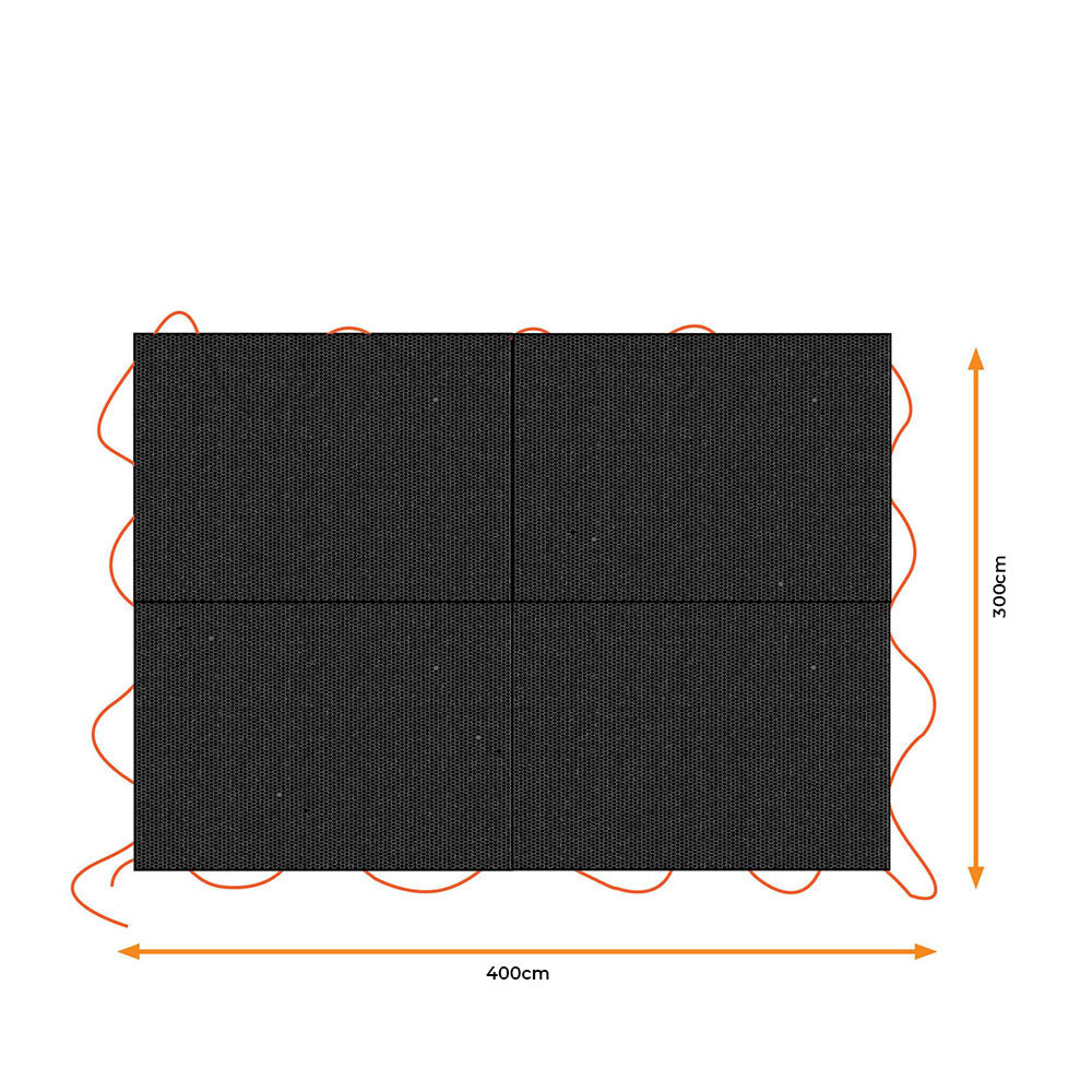 Lona preta para reboque, medidas: 3x4m. black & decker_0
