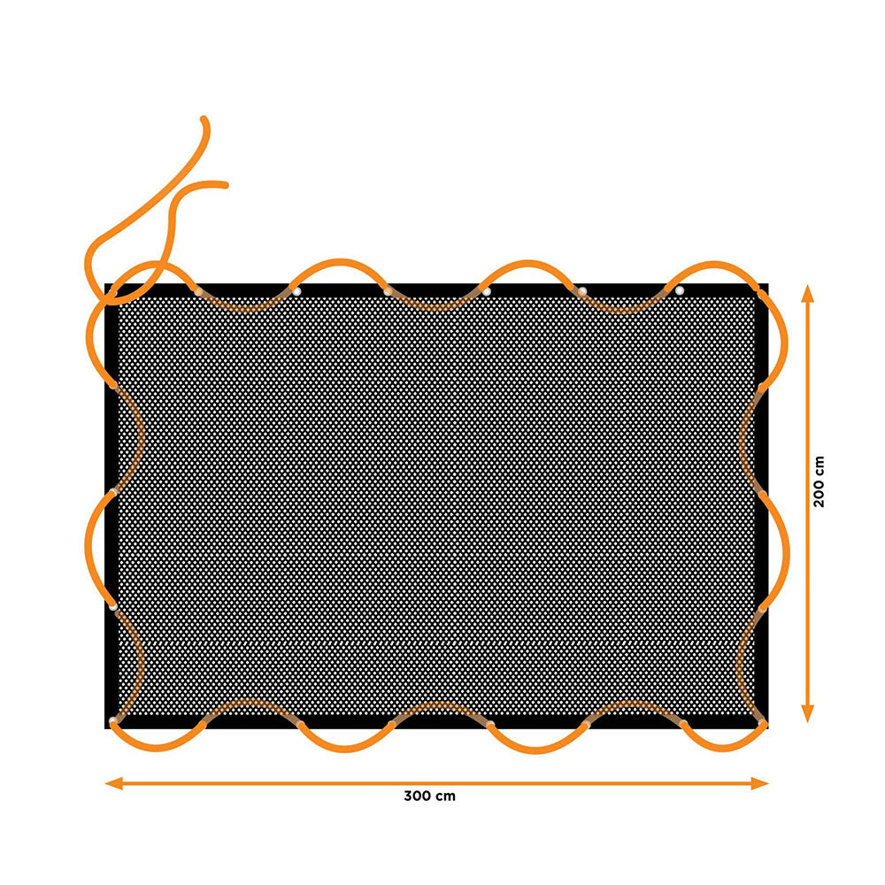 Rede elÃ¡stica de carga, medidas: 2x3m, com 14 ilhÃ³s. black & decker_0