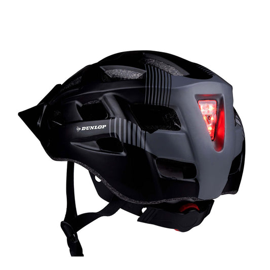 Capacete de bicicleta com leds vermelhos tamanho m 55-58 cm_0