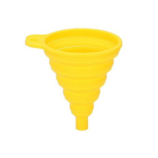 Funil dobrÃ¡vel amarelo para automÃ³veis, Ã¸9x10cm._0