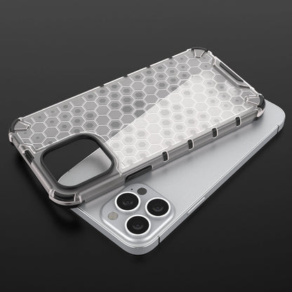 Honeycomb Case armor cover with TPU Bumper for iPhone 13 Pro Max black_8