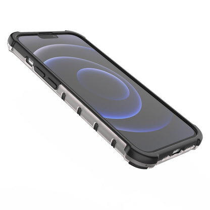 Honeycomb Case armor cover with TPU Bumper for iPhone 13 Pro green_10