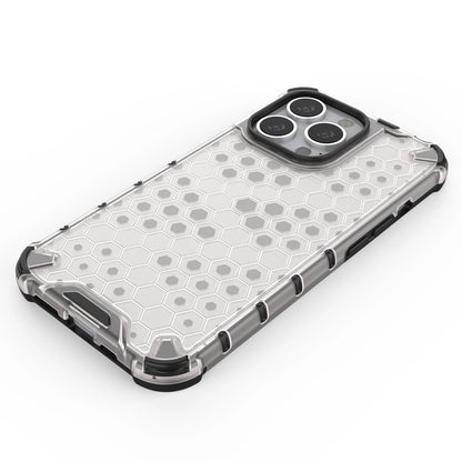 Honeycomb Case armor cover with TPU Bumper for iPhone 13 Pro green_4