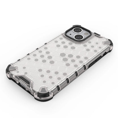 Honeycomb Case armor cover with TPU Bumper for iPhone 13 mini black_4