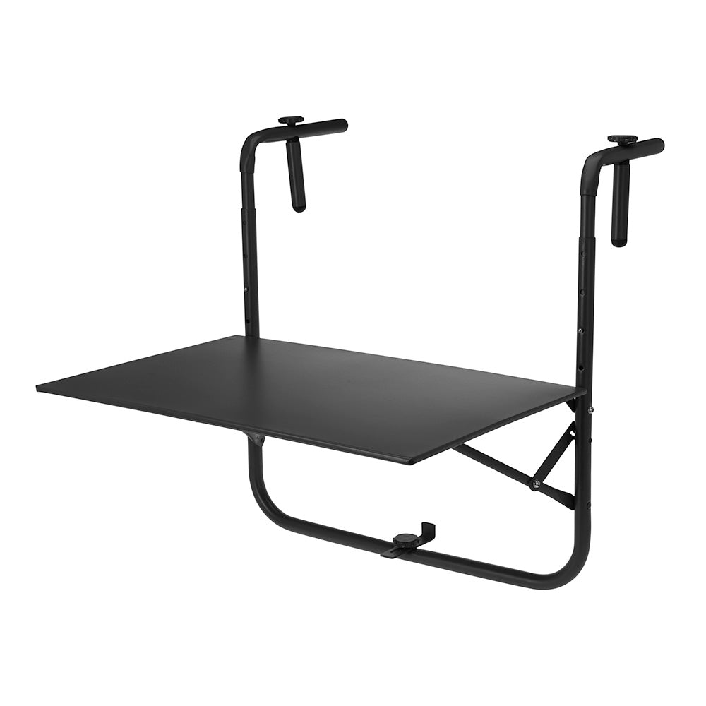 Mesa de varanda dobrÃ¡vel preta 60 x 43 cm_0