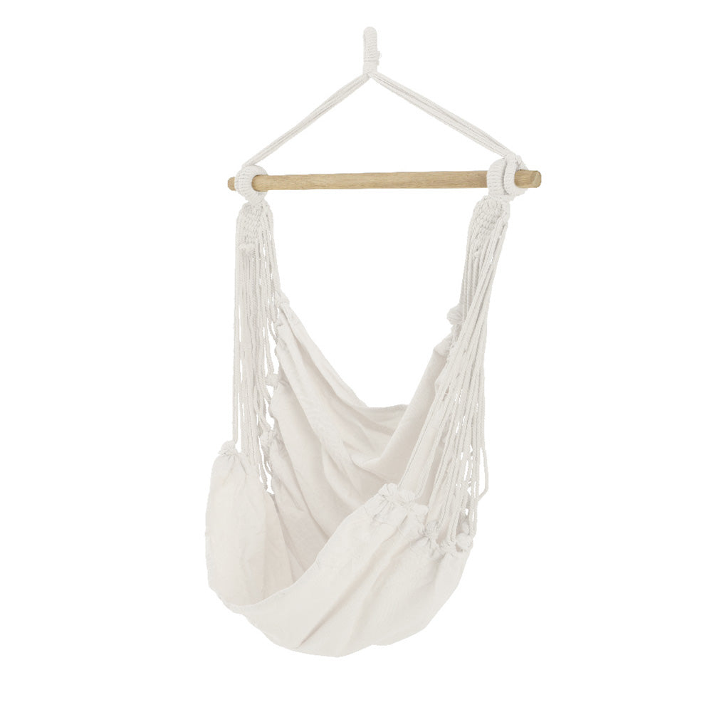 Cadeira baloiÃ§o de tecido modelo borneo 100x130cm cor branco_0