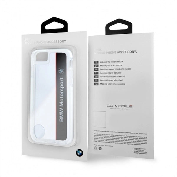 Etui hardcase BMW BMHCP7SPVNA iPhone 7 /8/SE 2020 /  SE 2022 transparent navy SHOCKPROOF_4