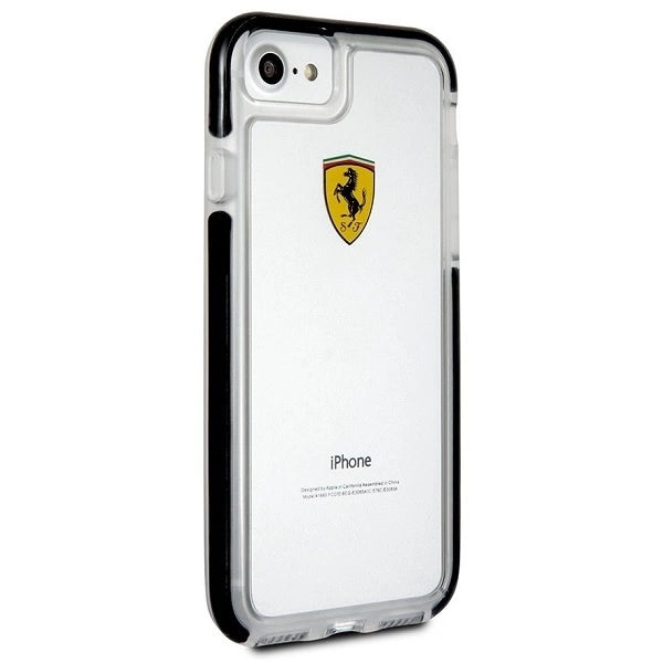 Ferrari Hardcase FEGLHCP7BK iPhone 7/8 SE 2020 / SE 2022 Shockproof transparent black_1