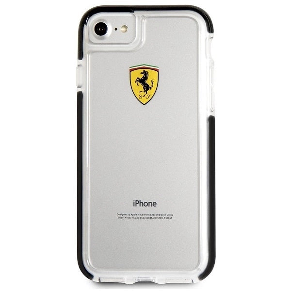 Ferrari Hardcase FEGLHCP7BK iPhone 7/8 SE 2020 / SE 2022 Shockproof transparent black_2