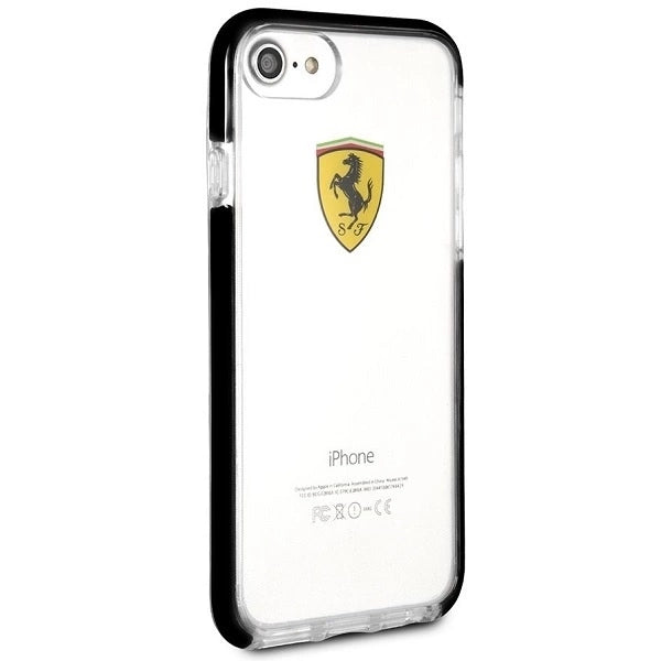 Ferrari Hardcase FEGLHCP7BK iPhone 7/8 SE 2020 / SE 2022 Shockproof transparent black_4