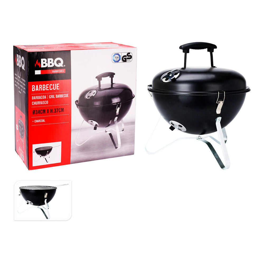 Churrasco preto com tampa, Ã¸ 34 x 37 cm_0