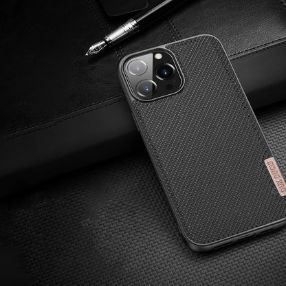 Dux Ducis Fino case covered with nylon material for iPhone 13 Pro green_16