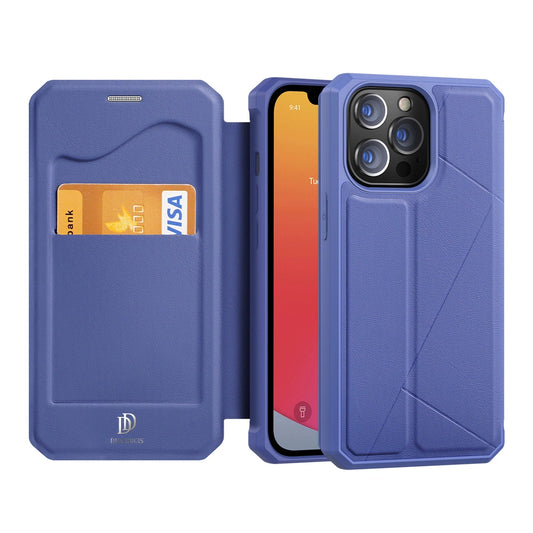 DUX DUCIS Skin X Bookcase type case for iPhone 13 Pro blue_0