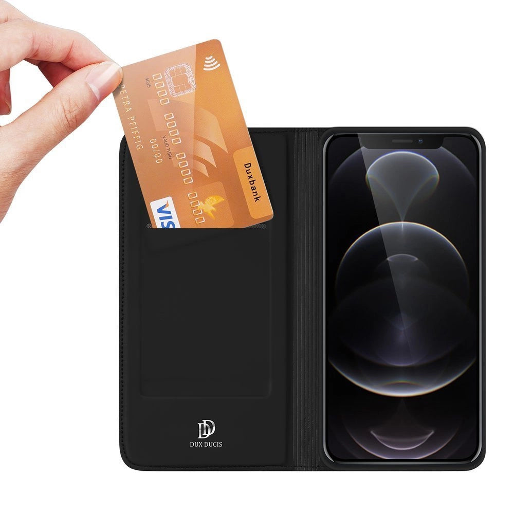Dux Ducis Skin Pro Bookcase type case for iPhone 13 Pro Max black_1