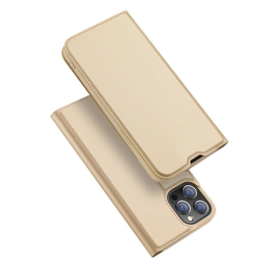 Dux Ducis Skin Pro Bookcase type case for iPhone 13 Pro Max golden_0